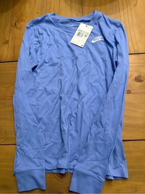 Nike Long Sleeve Crew Top - Periwinkle
